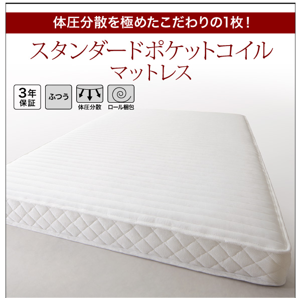 コンセント付き収納ベッド Ever エヴァー
