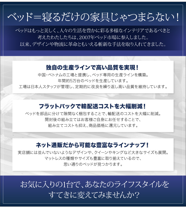 棚・コンセント付きフロアベッド SKY line スカイ・ライン
