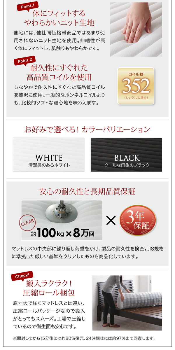 棚・コンセント付きデザインすのこベッド Haagen ハーゲン