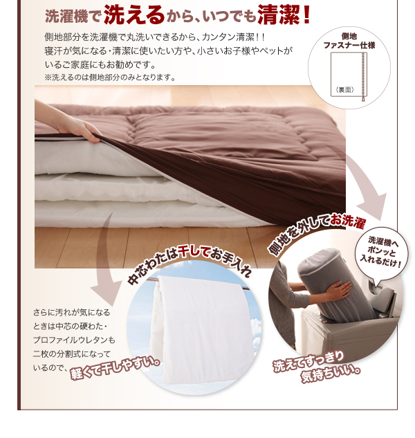 ボリューム布団6点セット FLOOR フロア レギュラータイプ 6点セット