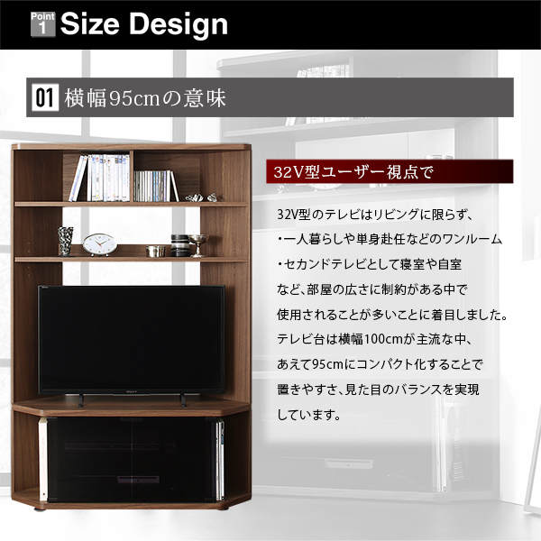 超薄型ハイタイプコーナーテレビボード Nova-next ノヴァネクスト
