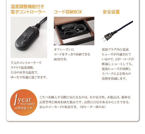 継脚こたつテーブル Jerome ジェローム