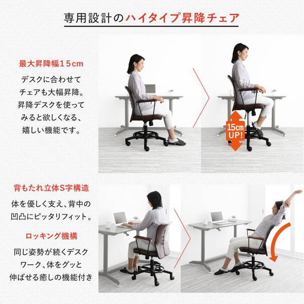 スタンディングデスクセット GROWTHER グローサー