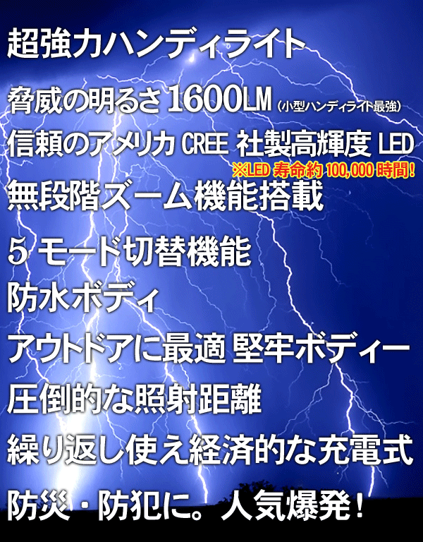 �����̓n���f�B���C�g�i�����d���E�g�[�`���C�g�jTL1600A�̓���
