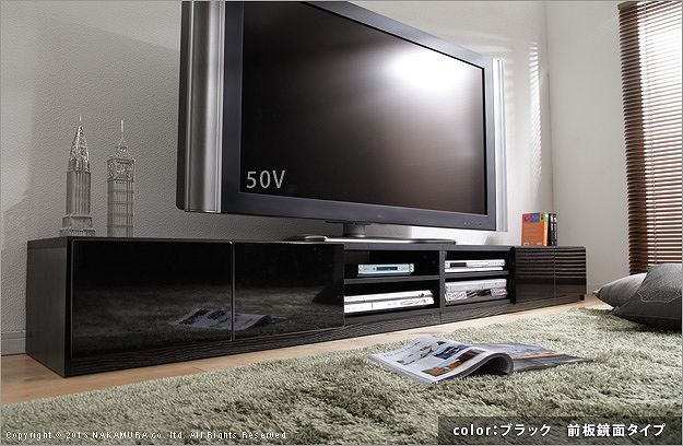 背面収納 TVボード ROBIN〔ロビン〕 幅240cm テレビ台 ローボード