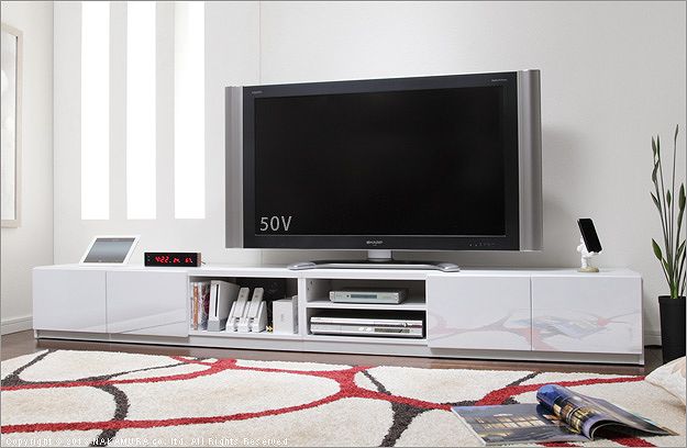 背面収納 TVボード ROBIN〔ロビン〕 幅240cm テレビ台 ローボード